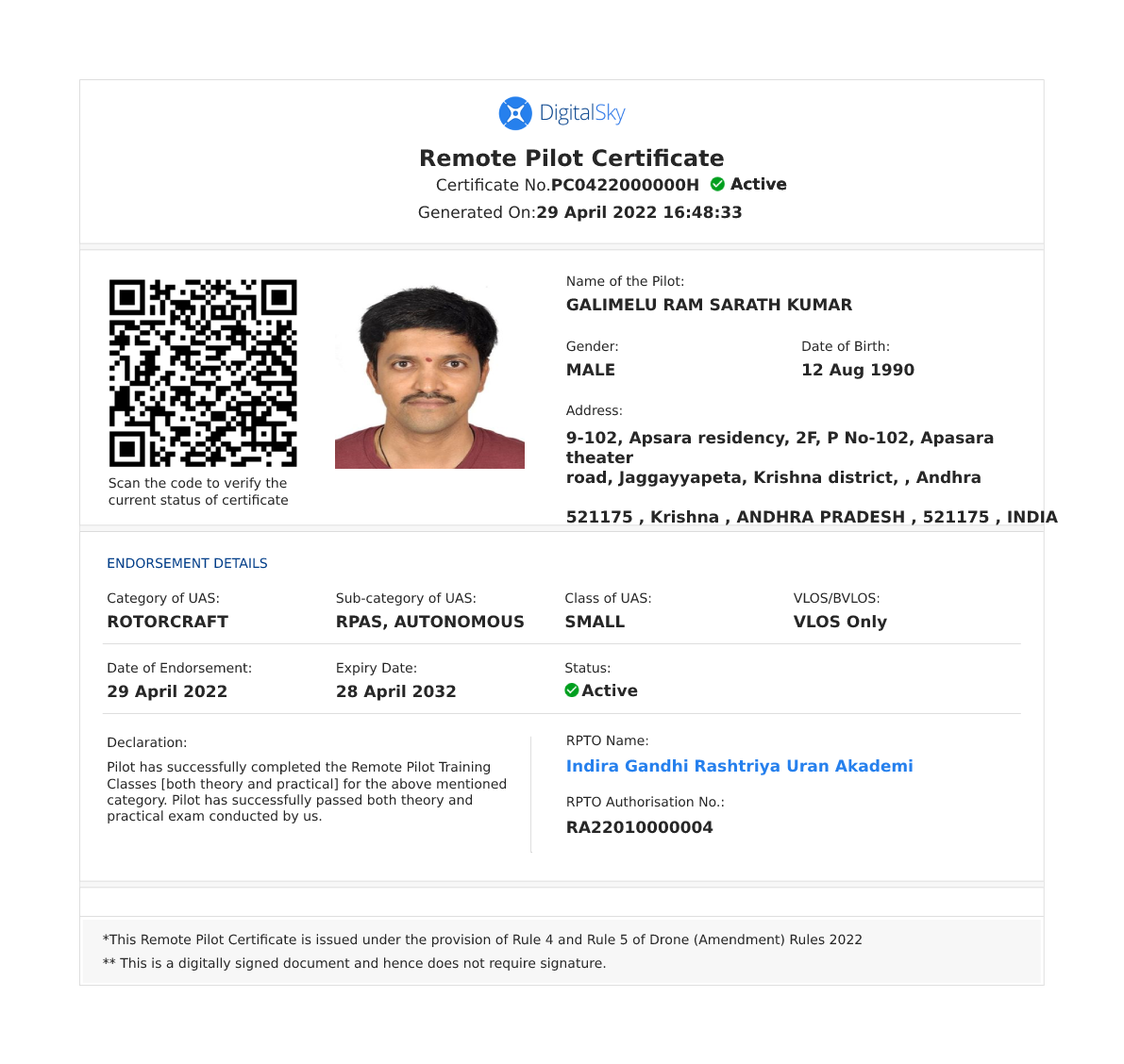 Certificate 2