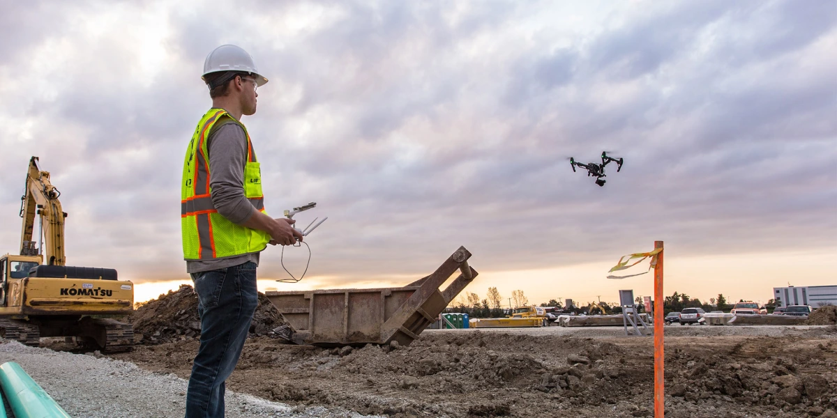 APPLICATION OF DRONE FOR TRACKING THE PROGRESS FROM INCEPTION